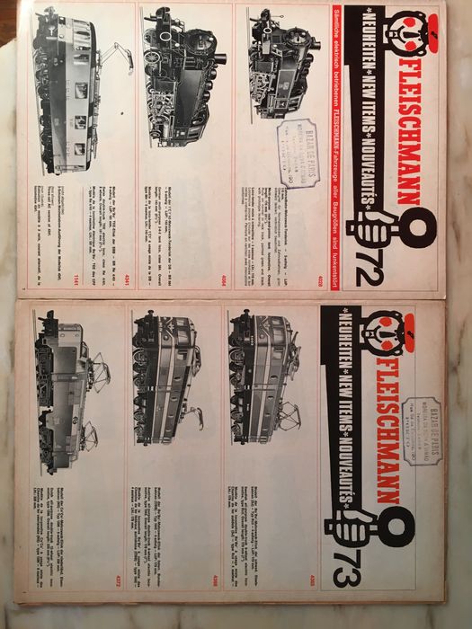 CATÁLOGOS - Marklin, Fleisheman, Jouef, Scalextric - antigos