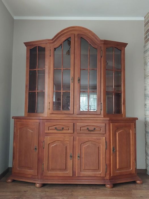 Witryna dębowa kredęsiarka DUŻA/ segment