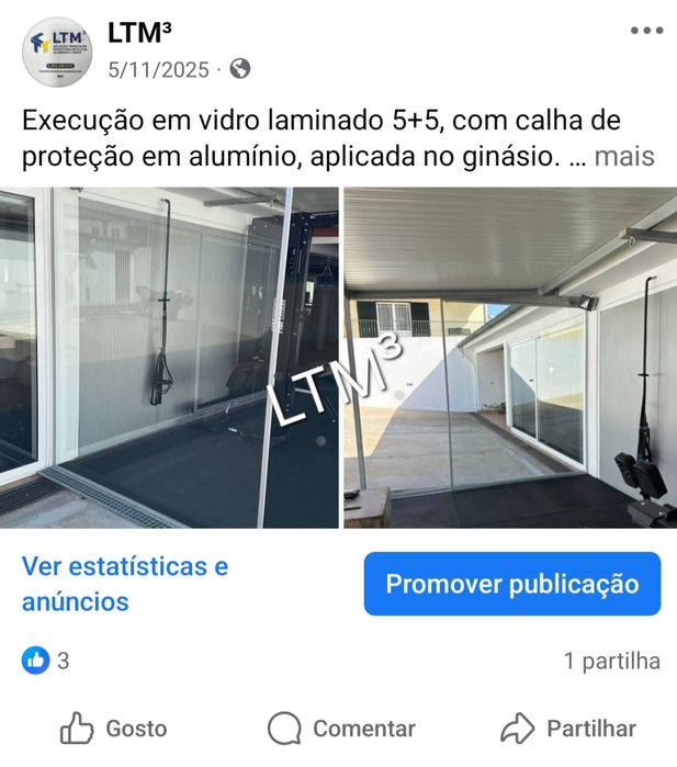 Vidraceiro, estruturas metálicas e serralheiro de alumínio