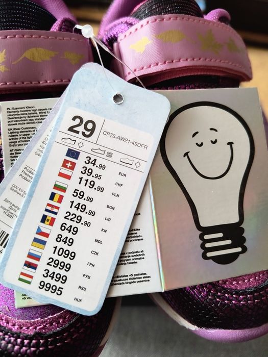 Przepiękne buty kraina lodu elsa Anna 29 nowe adidasy sportowe rzep