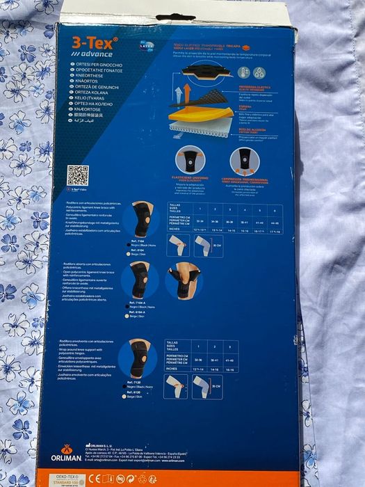Joelheira ortopédica