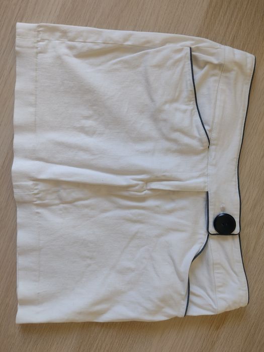 Top shop biała mini spódniczka 38