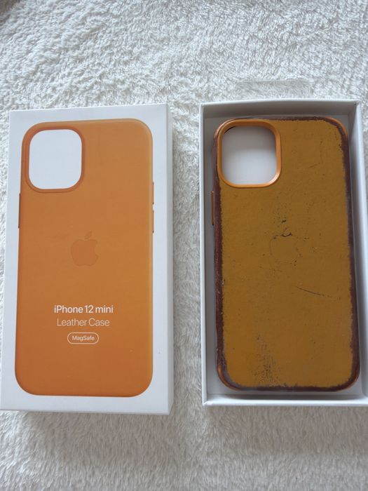 Capa em pele Iphone 12mini