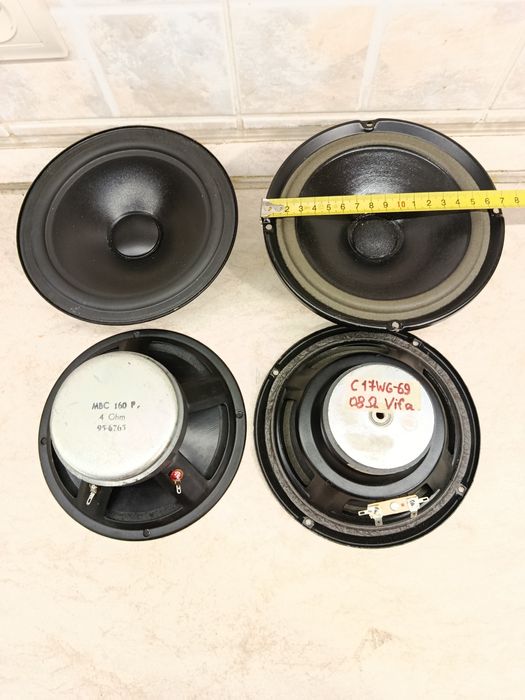 Динамики мидбас , нч , сч .