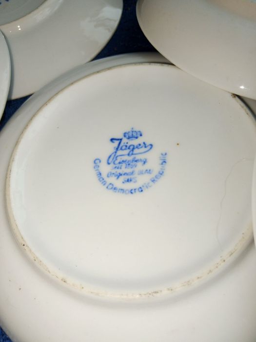 Zestaw porcelanowy wzór słomkowy