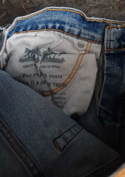 Jeansy damskie proste klasyk blue denim W29L30 LEVIS lEVI'S 512