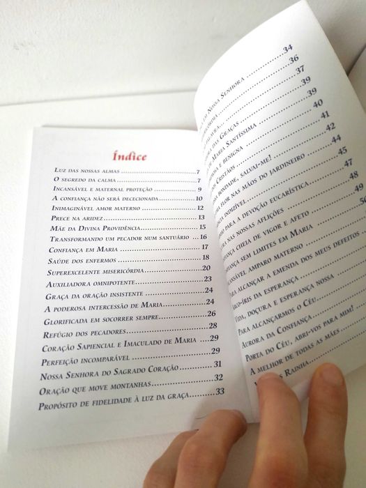 Livreto Pérolas de Confiança na Santíssima Virgem