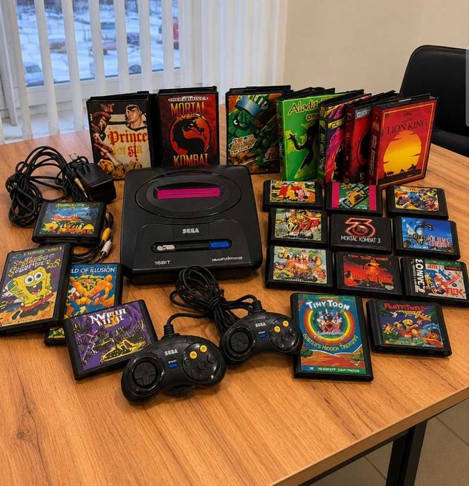Ігрова приставка sega mega drive 2 приставка игровая картриджи sega ігрова приставка до телевізора є ГАРАНТІЯ!