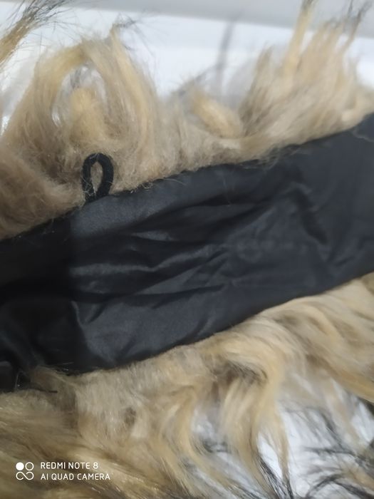 Kołnierz futrzany damski przypinany na guziki z podszewką