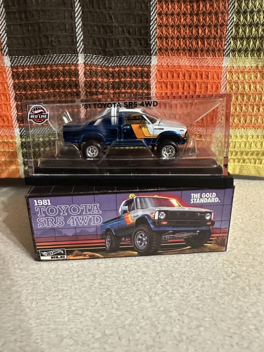 1981 TOYOTA SR5 4WD HotWheels RLC Toyota Blue Diecast & Toy Pickup