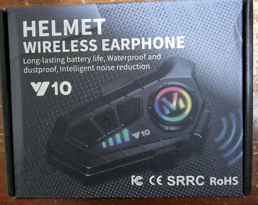 Bluetooth мотогарнітура для шолома, навушник на шолом