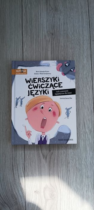 Książka wierszyki ćwiczące języki