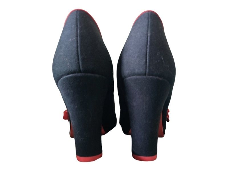 Ruby Shoo EVA pantofle czółenka na platformie w stylu pin up girl.. Ro