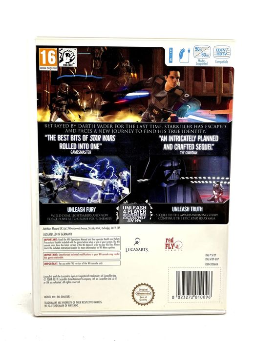 Star Wars The Force Unleashed II Nintendo Wii Po Angielsku