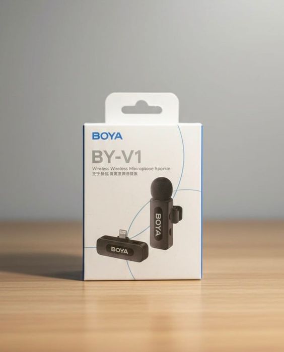 Петличний мікрофон для IPhone Boya бездротовий петличка микрофон айфон