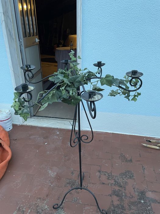 Castical em ferro forjado oara 6 velas