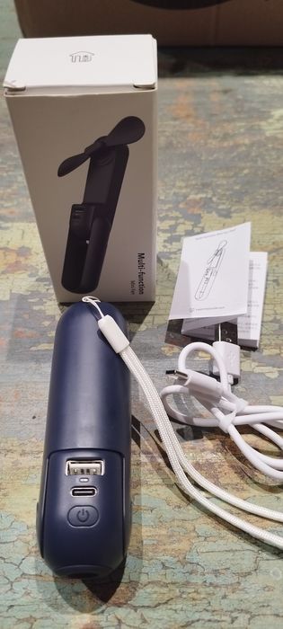 Wentylator z powerbankiem mini