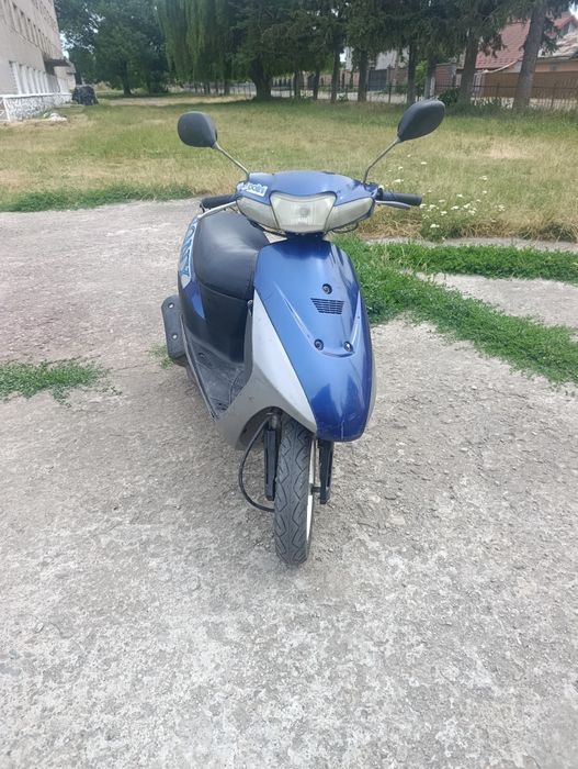 Скутер suzuki lets 2 new на ходу , мопед летс 2 .