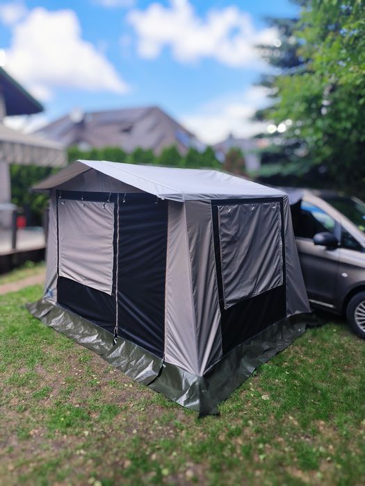 Przedsionek do przyczepy Niewiadów,daszek,pokrowiec. Również do busa