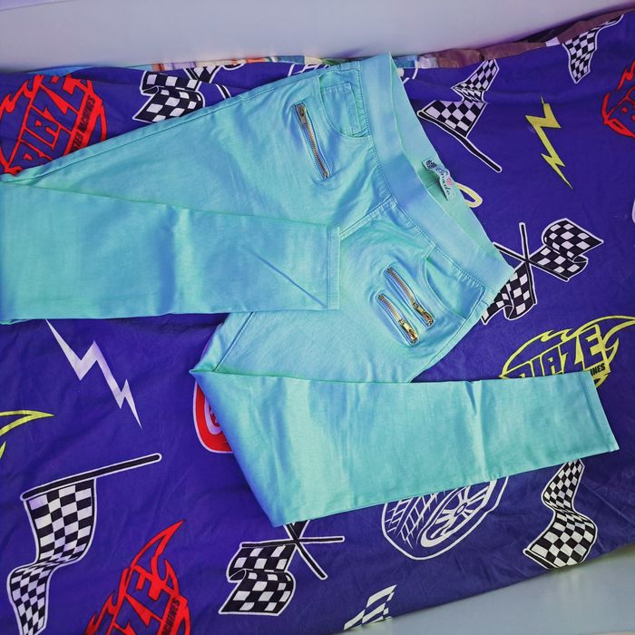 Spodnie eko skórka.