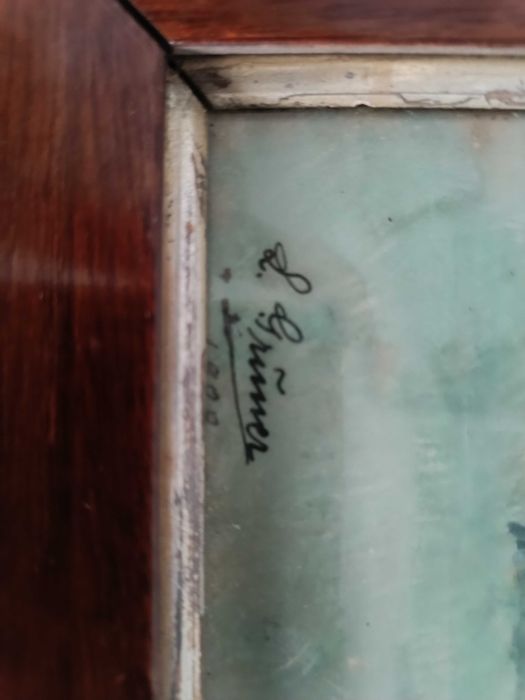 Lila GRUNER  1870 - 1950 Obraz Oryginał 1944 r. Sygnowany