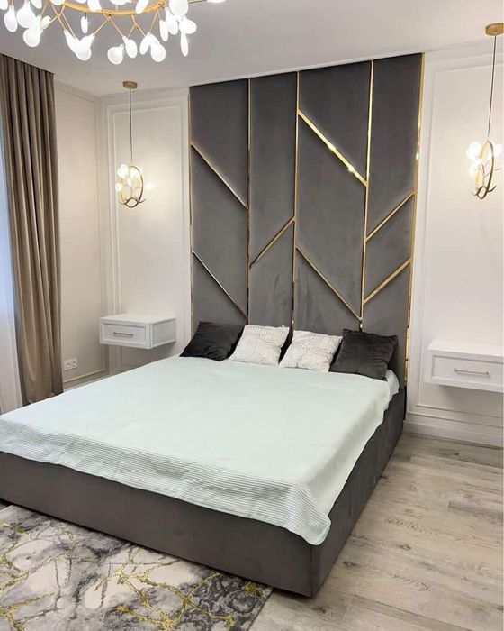 М‘які стінові панелі та ліжка під замовлення!