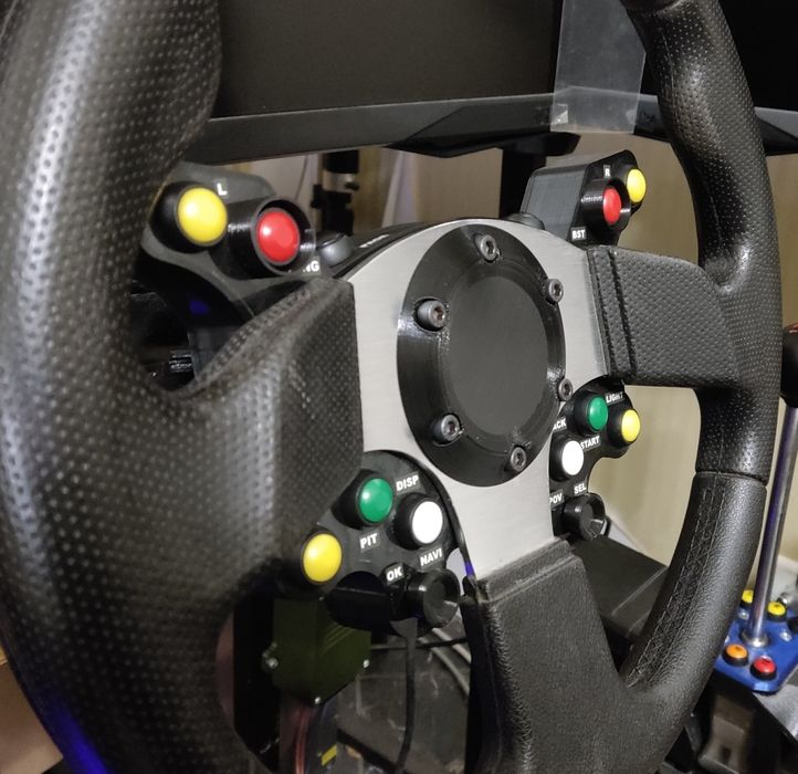 DIY рульовий батонбокс v2 руль для сімрейсингу simracing   ffbeast