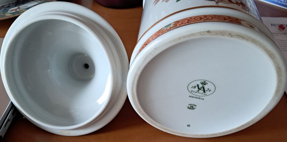 Pote da vista alegre decoração magnólia