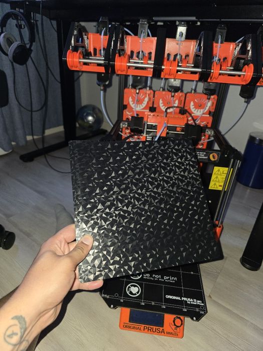 Impressora 3D Prusa Mk3s com MMU2S Multicor 5 cores