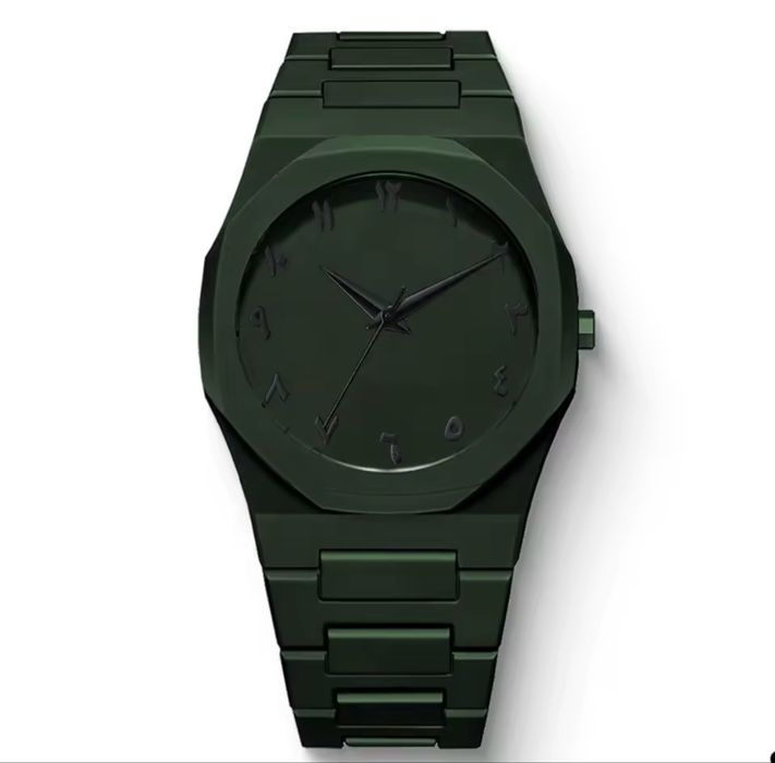 Novo relógio masculino da moda simples preto masculino