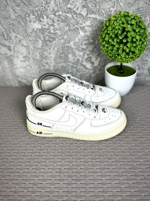 Nike Air Force 1 кроссовки 38 размер кожаные спортивные белые