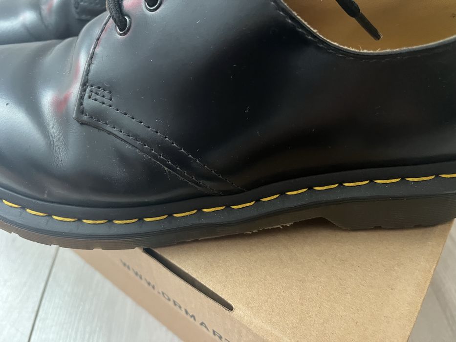 Buty półbuty Martens 1461 czarne smooth black naturalna skora