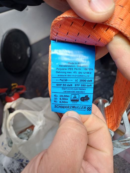 Стяжные ремни для крепления грузов