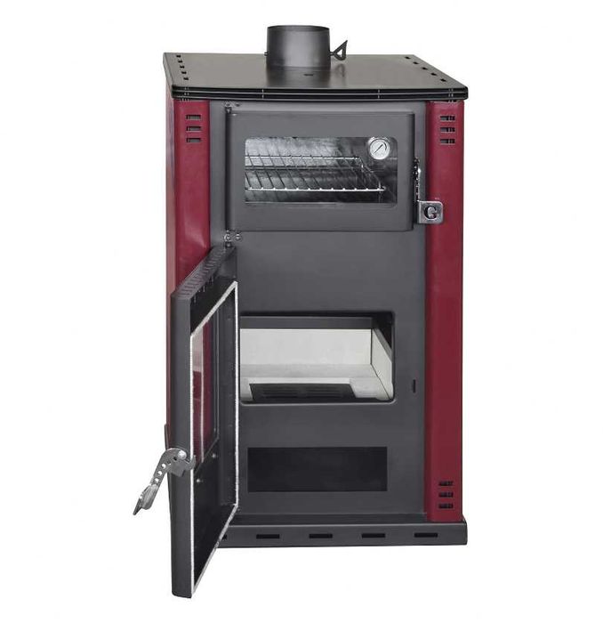 Piec na drewno 27,6kW ! piec, koza z płaszczem wodnym i piekarnikiem!