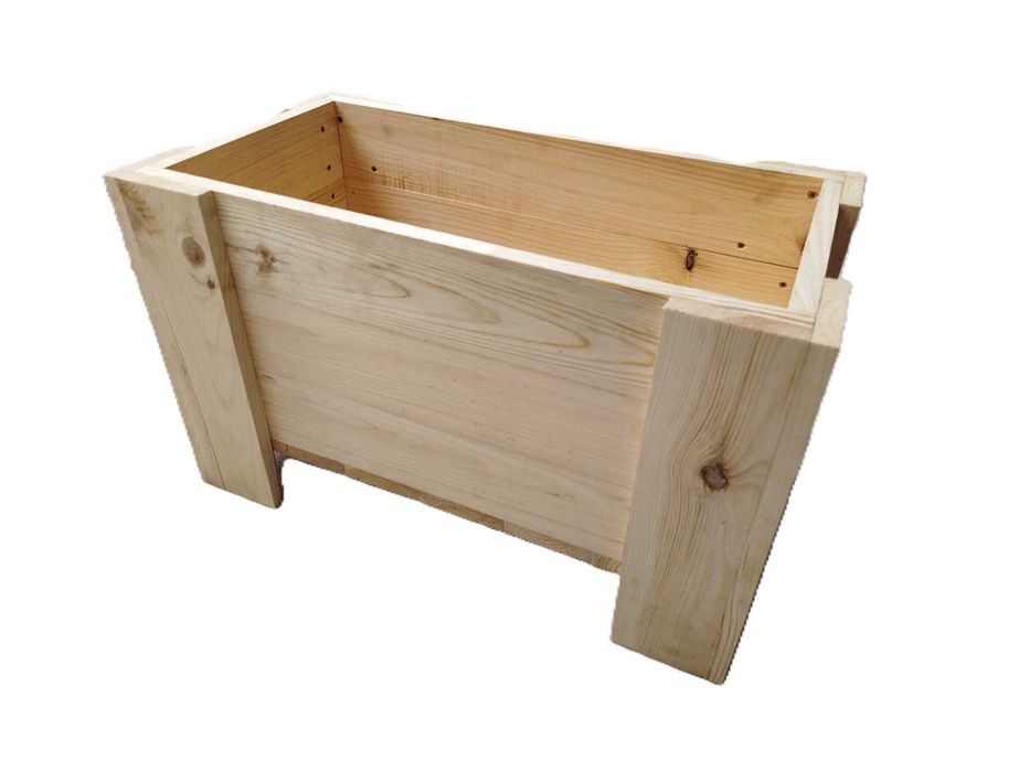 Donica drewniana 59,5-32,2-36cm. Sosna 4-stronnie strugana