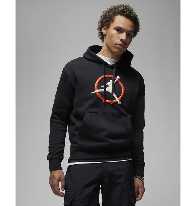 Оригінал! Худі Jordan Flight MVP Fleece Pullover (чорне) (S)
