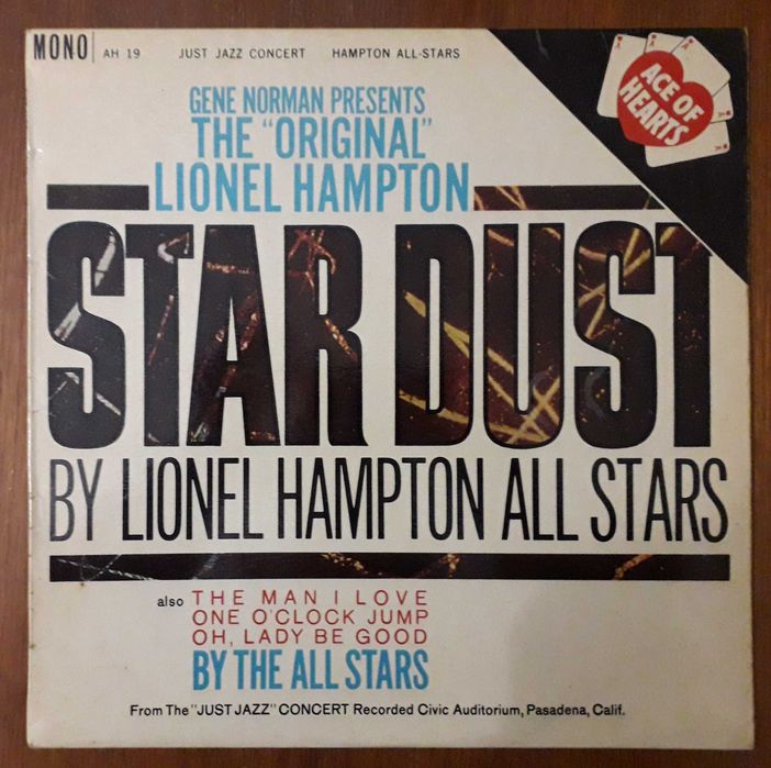 Lionel Hampton disco de vinil "Star Dust"