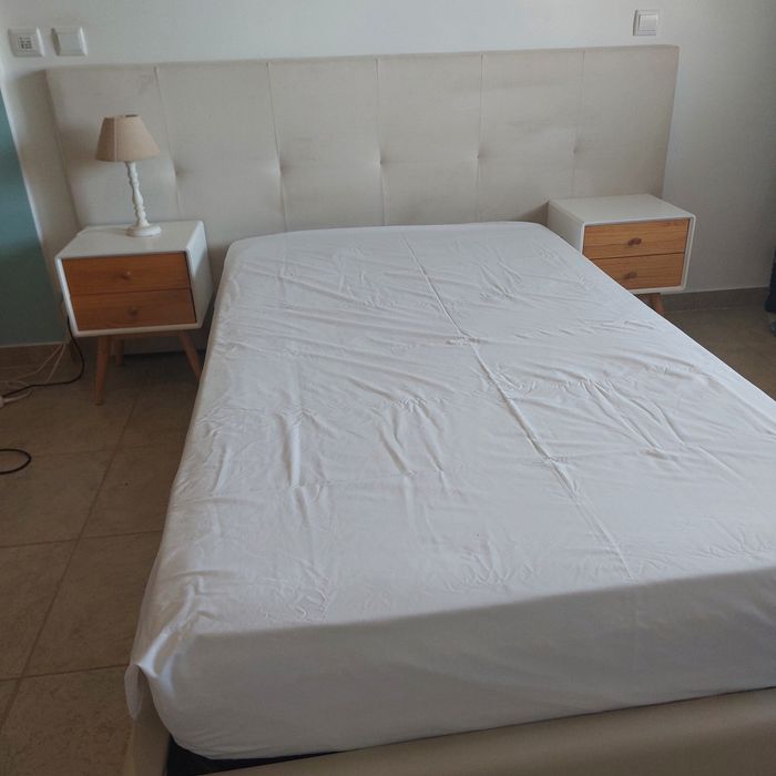 Sommier+cabeceira de cama com oferta de colchão