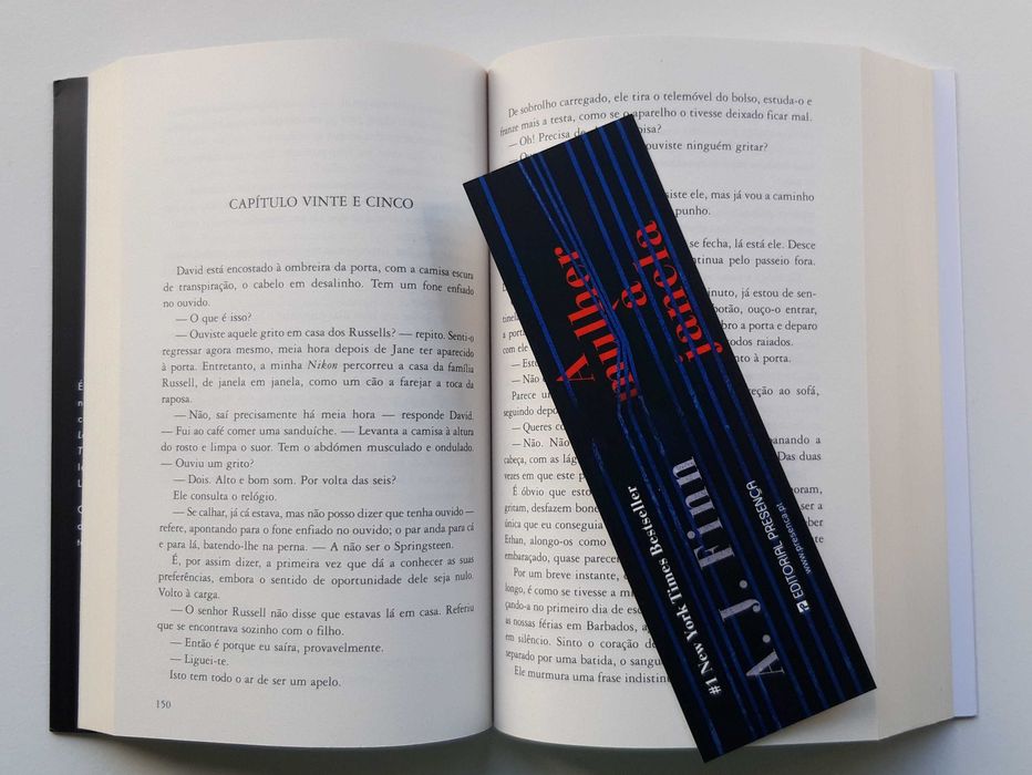 Livro A Mulher á Janela de A.J. FINN - NOVO.