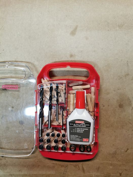 Conjunto de furação para cavilhas da POWERFIX