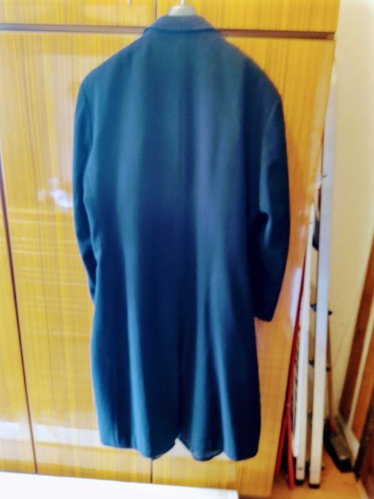 Płaszcz męski elegancki czarny. Dł.130 szer.60.