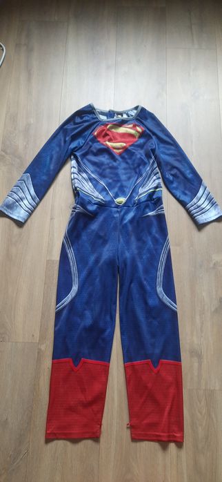 Superman człowiek ze stali 7-8 lat 122-128 strój przebranie