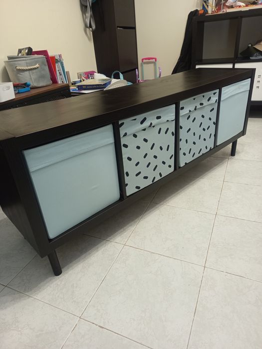 Kallax móvel rack tv