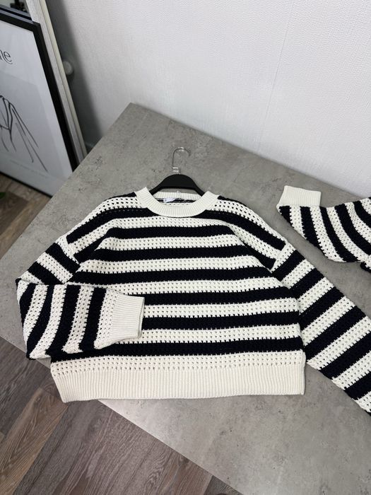 Розпродаж Светр светрик свитер джемпер в полоску в смужку mango h&m XS/S