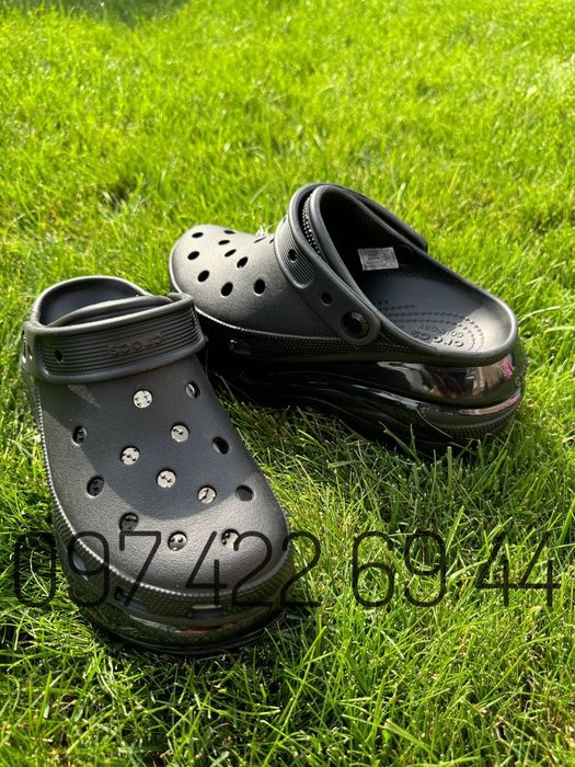 Crocs Classic Mega Crush Крокси  Crocs Classic Mega Crush На Платформі