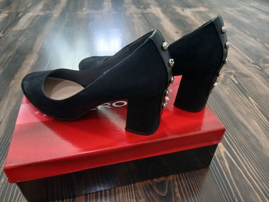 Туфлі натуральний замш