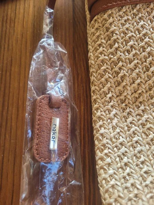 jasnobrązowa torebka rieker