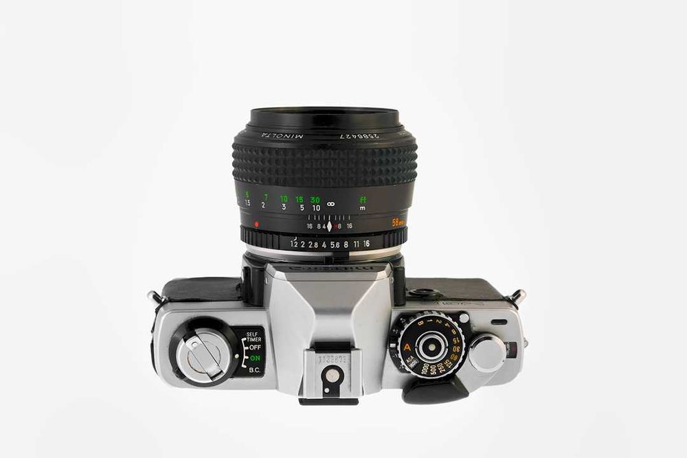 Minolta XG2 + MC Rokkor PG 58/1.2