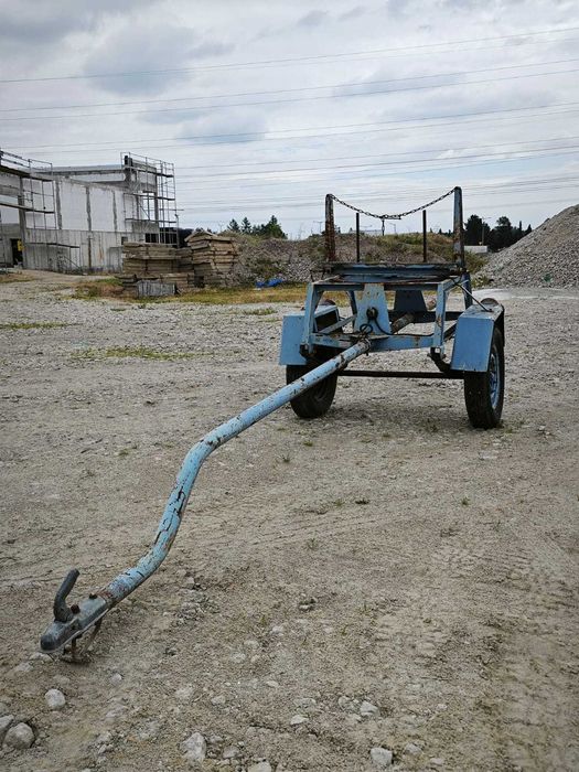 Przyczepa dłużycowa dłużyca EIGENBAU DMC 680 kg stali drutu słupów A/2