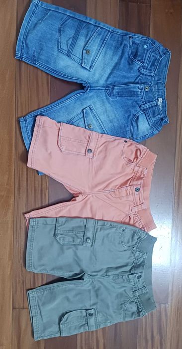 Conjunto de 3 calções para criança - 8 anos